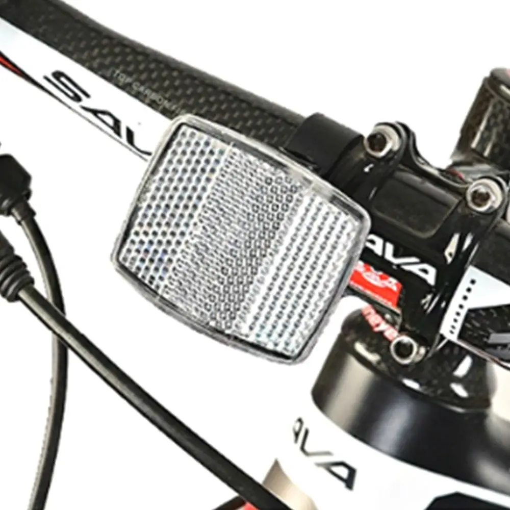 

Plastic Cycling MTB Front Rear Safety Accessories Reflector Warning Light Reflective Lens