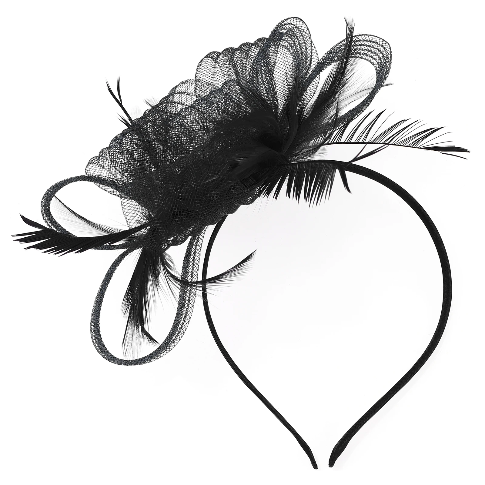 

Vintage Fascinator Headband Hair Accessory For Women Girls Wedding Tea Party Cocktail Halloween Festival Costume Glamarous