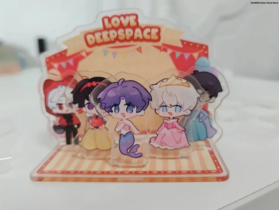 Gioco Doujin Xavier Caleb Sylus Rafayel Zayne Love and Deepspace Figura carina Supporto in acrilico Modello Piastra Cartoon Decorazione da tavolo