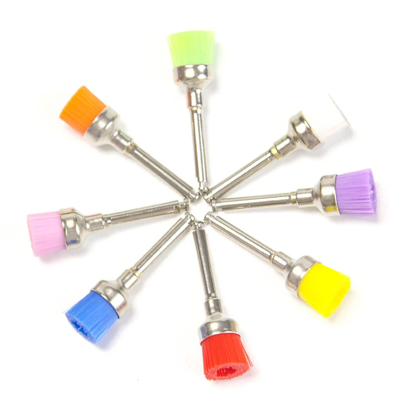 100Pcs/Box Bowl Type Dental Polishing Prophy Brush Disposable Dental Polishing Cup Oral Cleaning Dental Prophy Cup Kit Tools