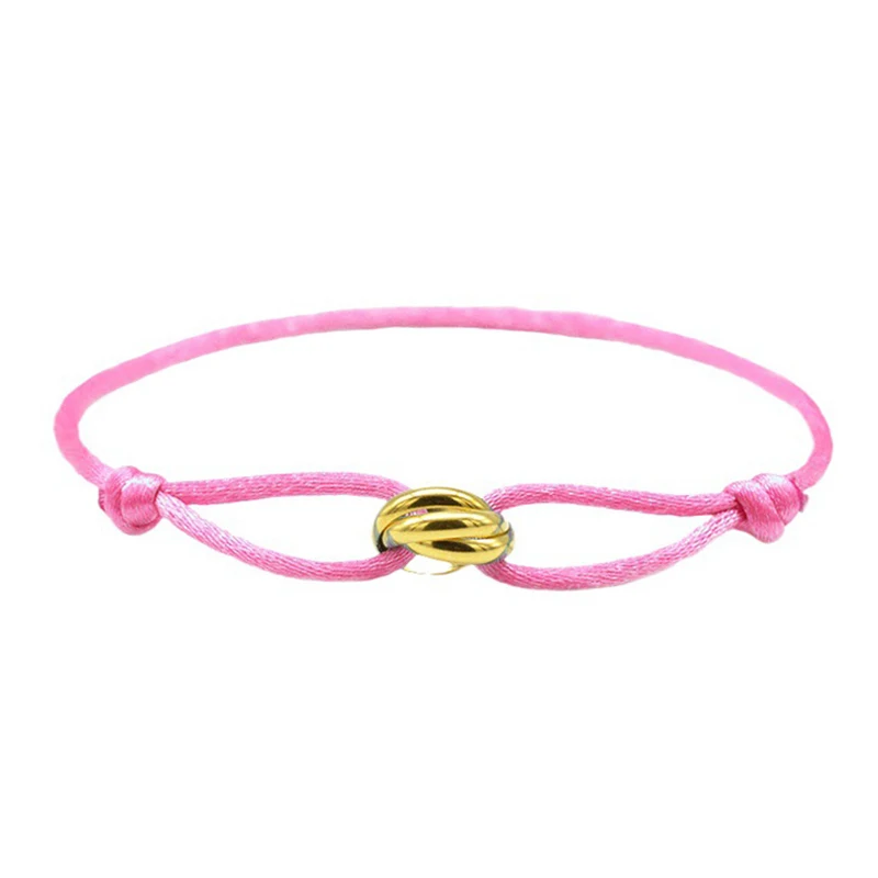 Simple Retro Lucky Woven Rope Bracelet For Women Men Temperament Trendy Luxury Circles Bangles Jewelry Accessories Gifts