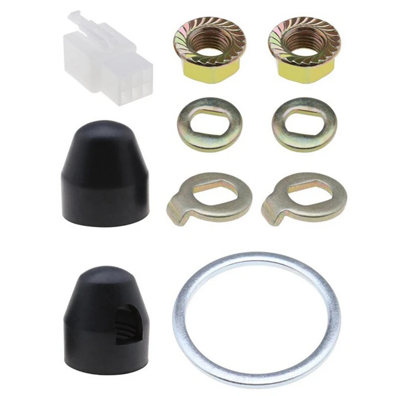 Ebike Wheel Motor Shaft Screw Cap Washer/Spacer/Nut Cover E-Bike Wheel Lock M14 2Set 14Mm Shaft Screw Cap For 500-5000W Motor