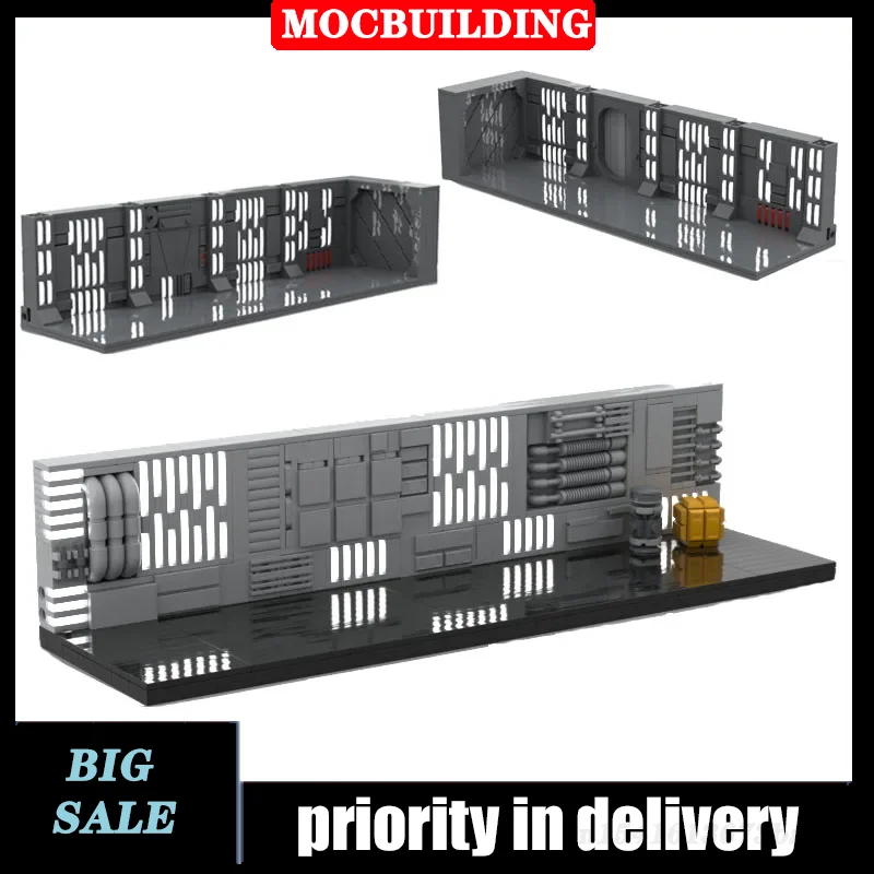 Space Wars Modular Corridor System Building Model Building Block Assembly MOC Movie Collection Toy Gift DIY