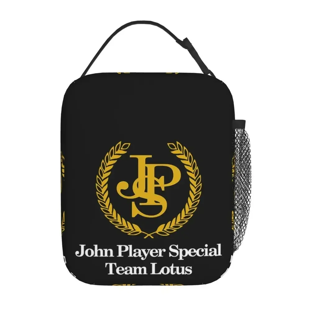 Custom John Player Special Lunch Boxes for Women Waterproof JPS Team Cooler Thermal Food Insulated Lunch Bag Kid School Children