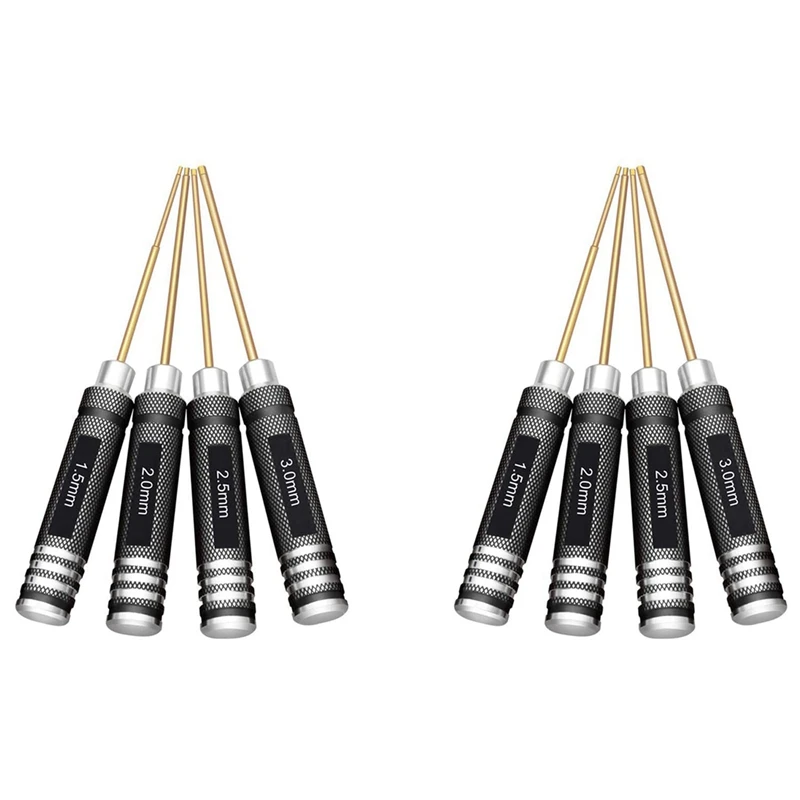 

Набор шестигранных отверток из титана, 8 шт., 1,5/2,0/2,5/3,0 мм