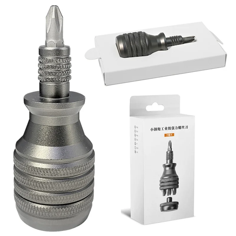 Mini Titanium Screwdriver Bit Kit Chave de Parafuso Torx Magnética Ferramentas de Reparo Doméstico em em