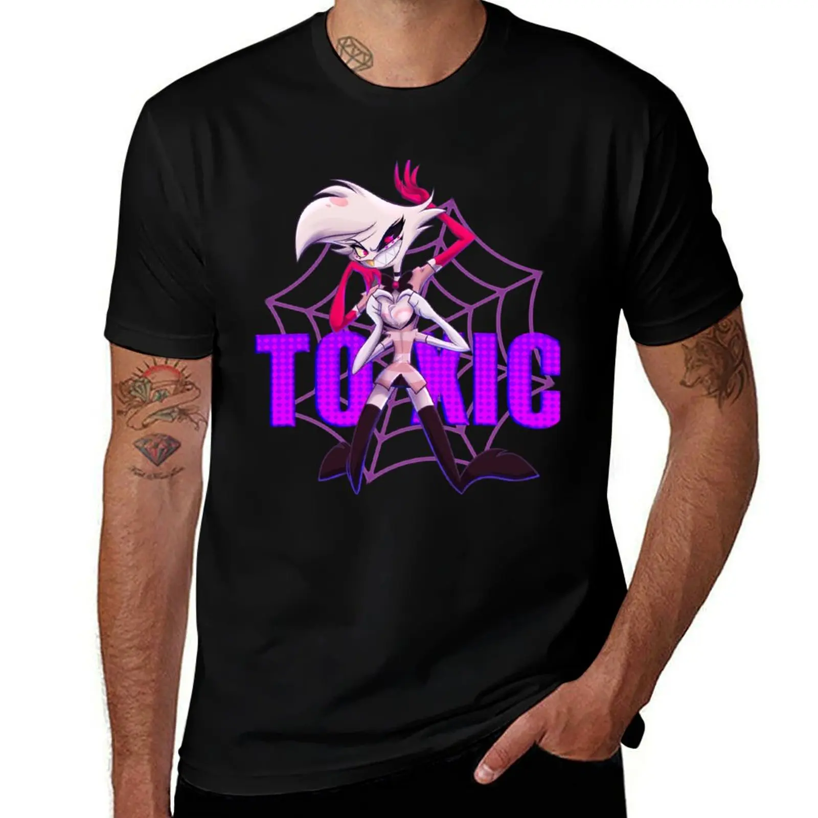 Angel Dust Toxic T-Shirt man t shirt cotton high quality T-Shirt