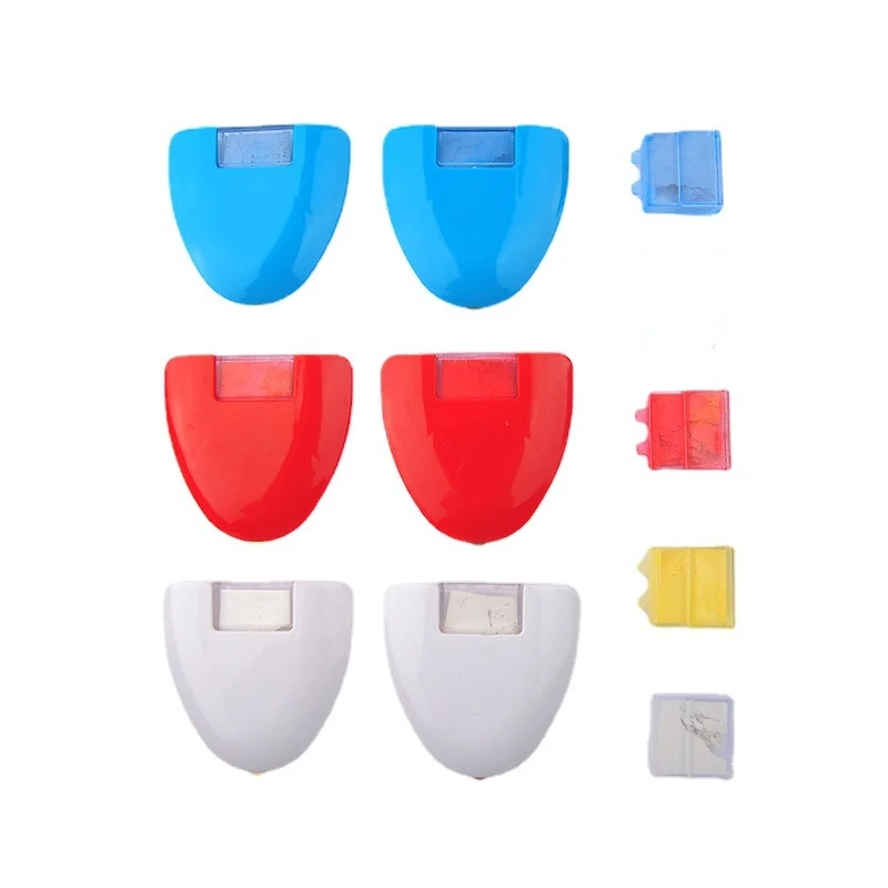 1Pcs 4 Colors DIY Sewing Tool Triangular Chalk Wheel Tailor\'s Chalk Sewing Clothes Markers Accessory Red White Blue Yellow