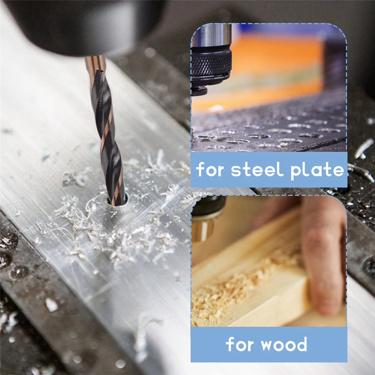 Сейчас в тренде, набор кобальтовых метрических бит с шестигранным хвостовиком, из 13 шт., быстросменные ударные отвертки из быстрорежущей стали, шестигранные биты для металла