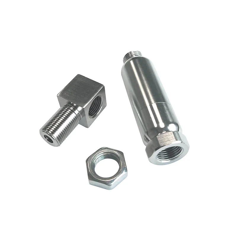 New M18*1.5 O2 Oxygen Sensor Extension Adapter Car Exhaust Spacer Contain Micro Catalytic Converter
