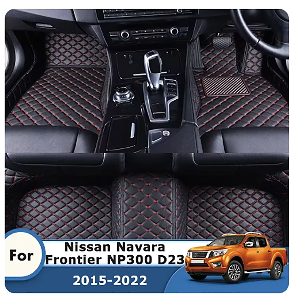 

Ковры на заказ для Nissan Navara Frontier NP300 2024 2023 2022 2021 2020 2019 2018 2017 2016 2015 Автомобильные коврики водонепроницаемые Arti