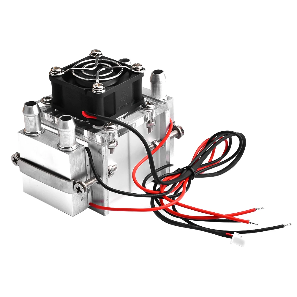 DC12V 12A 140W Tec Peltier Semiconductor Refrigerator Water Cooling Air Conditioning Mechanism For Cooling And Fan