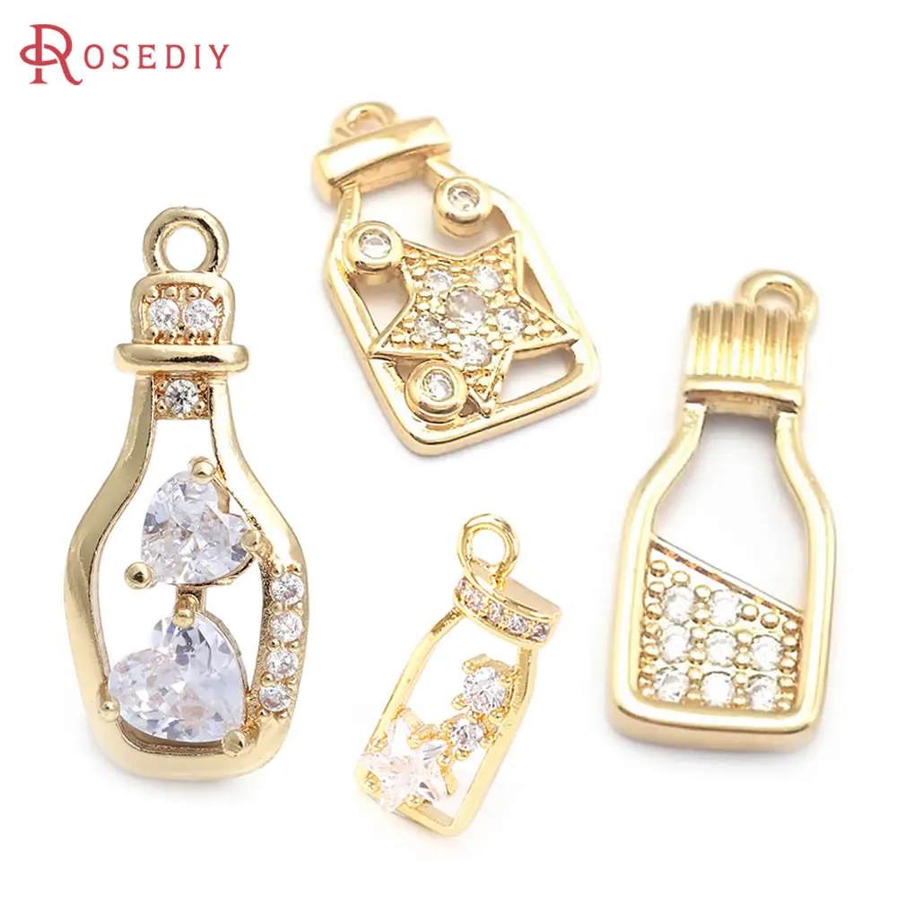 18K Gold Color Bras… - image