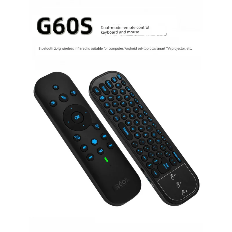 

Двухрежимная беспроводная мышь и клавиатура g60s с сенсорной панелью: Bluetooth 5,0/2,4 г, дальность действия 10 м, перезаряжаемая, для Android/iOS/шт.