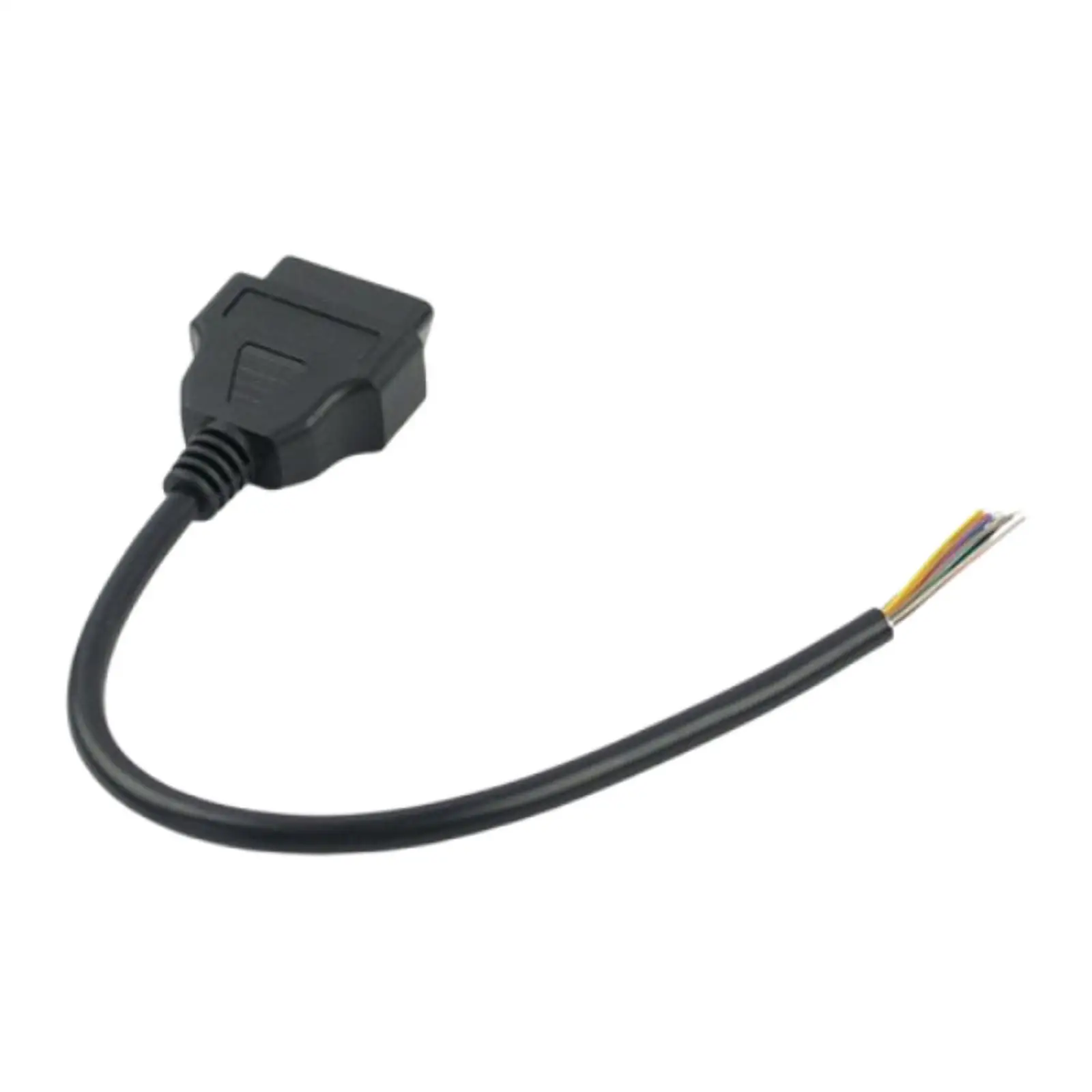 

16-контактный удлинительный кабель OBD2, адаптер питания из полипропилена, гнездовой разъем, автомобильный диагностический инструмент для автомобиля, мотоцикла, квадроцикла