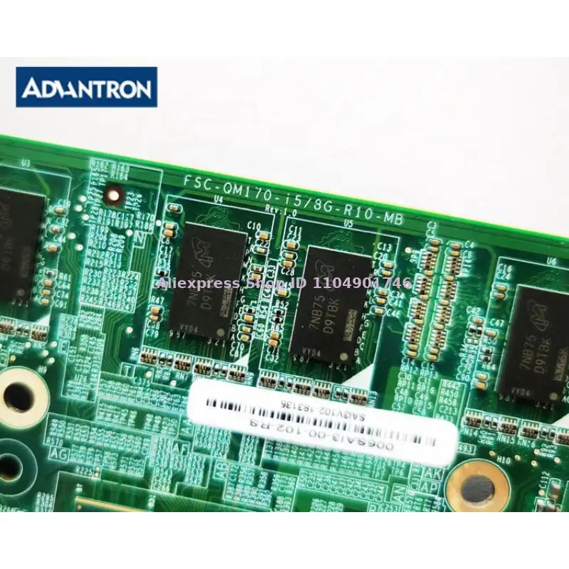 FSC-QM170-i5/8G-R10-MB Panel Industrial Placa Base de PC Placa Principal de PC integrada