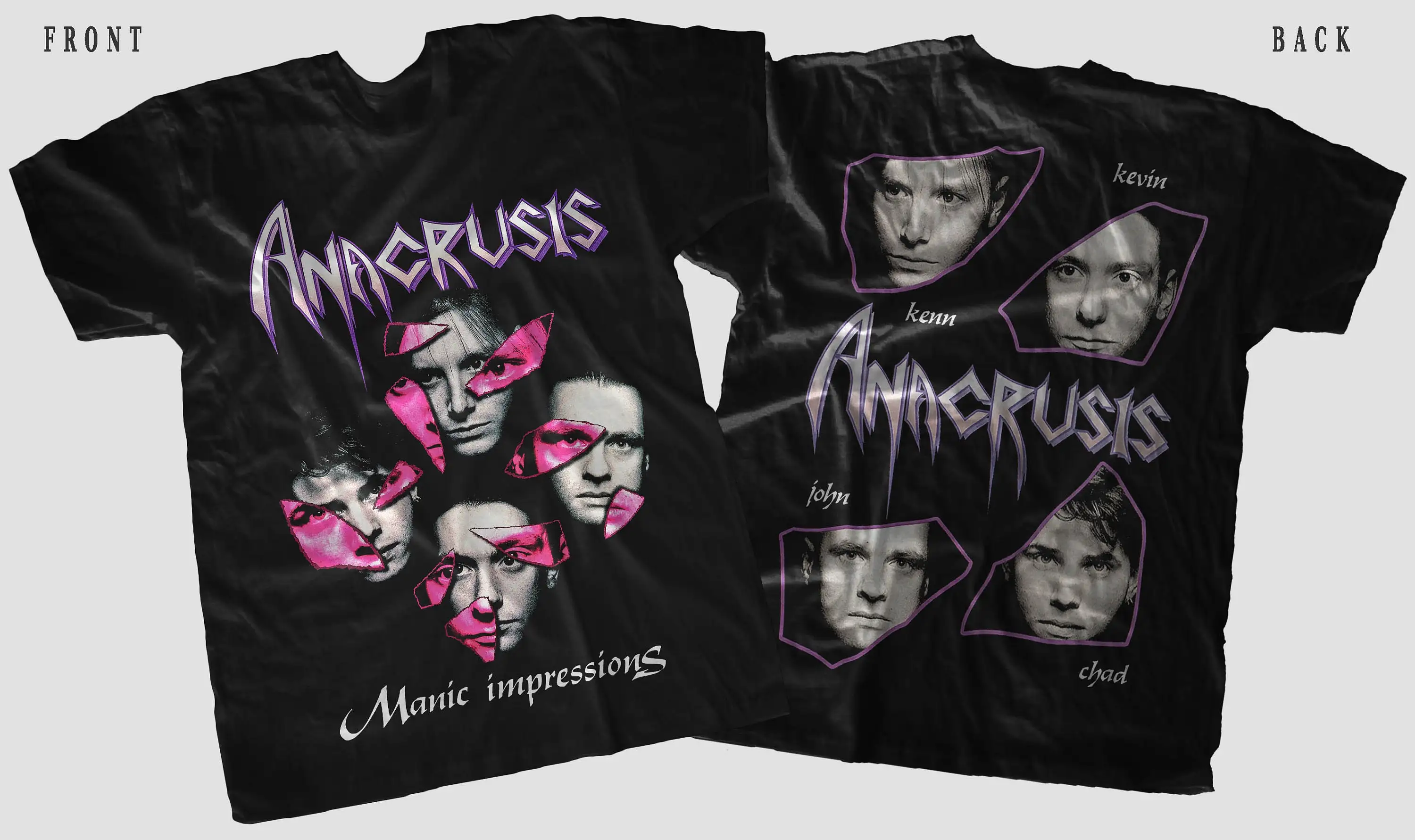 New D T G Printed Shirt Anacrusis Manic Impressions Size S M L Xl 2 3 4 5 6 7Xl