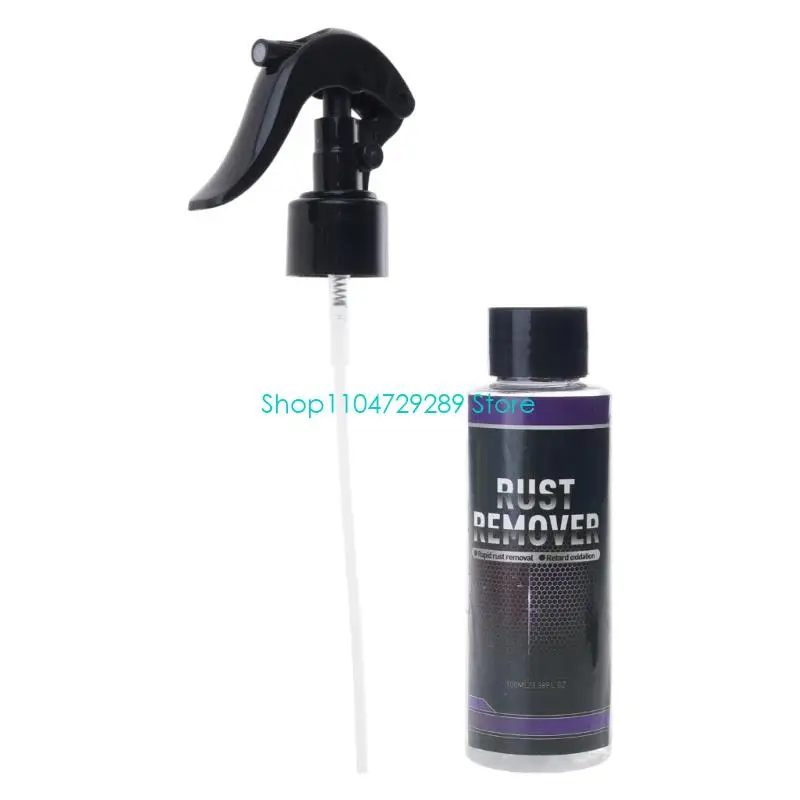 D8KE Fast Acting Rust Remover Sprays Waterless Cleaning Formula Rust Dissolver Restores for Automotive Metal Surfaces