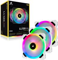 Corsair LL Series LL120 RGB 120mm / LL140 RGB 140mm Dual Light Loop RGB LED PWM Fan Single Pack / Dual Pack / Triple Pack