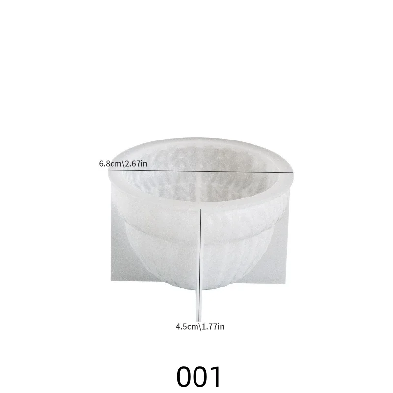 Moule à bougie en silicone en forme de chapeau de Noël en laine, gypse d'aromathérapie bricolage, décoration de bougeoir, ornement, moule en résine, douzaine d'artisanat