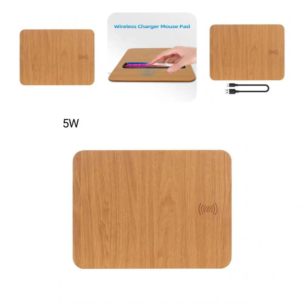 Multiple Circuit Wireless Charger Mouse Pad QI Portable Smart Wireless Charging Mouse Mat