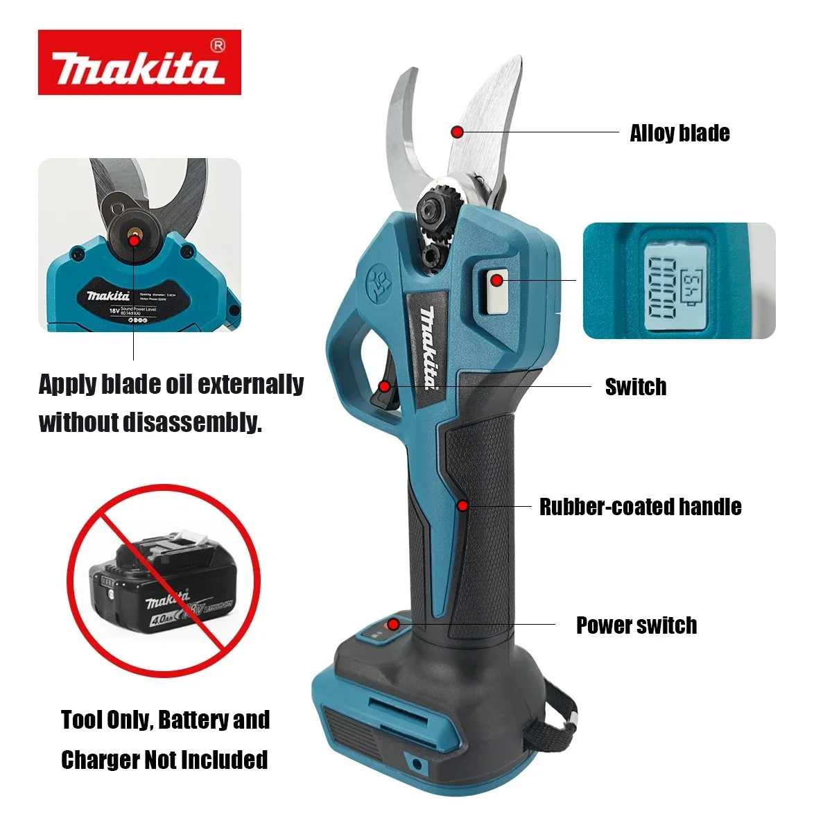 Makita Brushless Electric Prun - Gardening Tools Wholesale reseña y precio