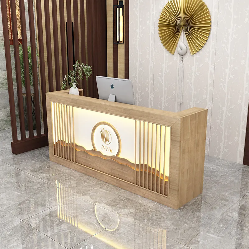 Checkout page New Chinese Front Desk Restaurant Hotel Commercial Reception Counter