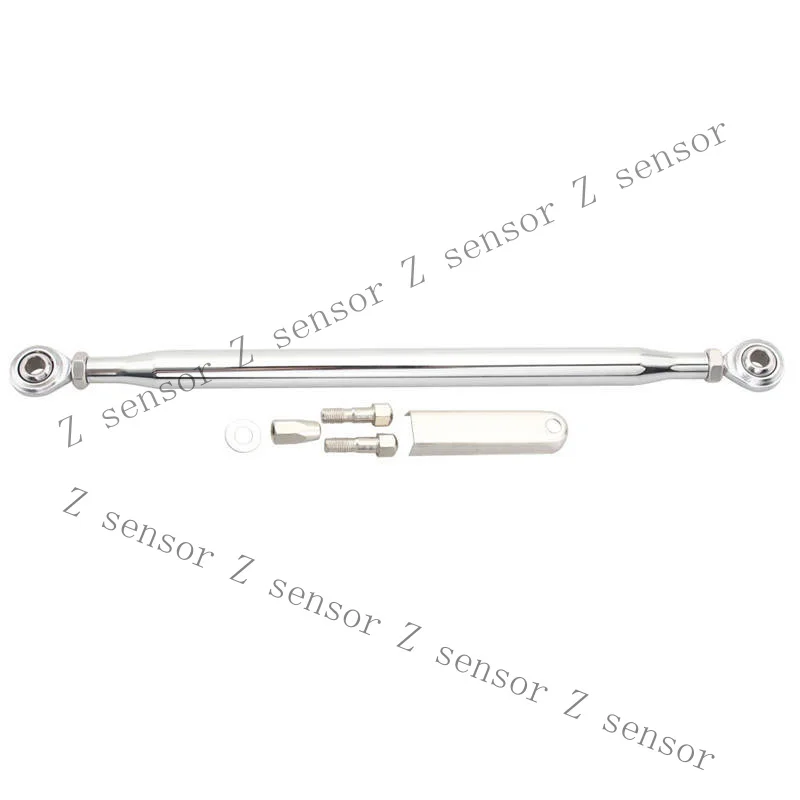 Z+ For Harley Billet Aluminum Chrome Round Gear Shift Linkage Shifter Lever Bracket