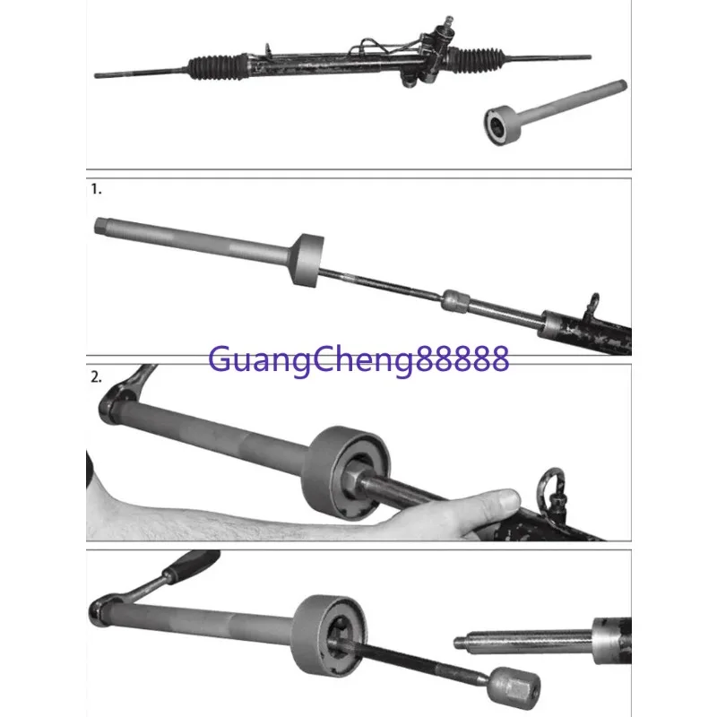 Track Rod End Remover Installer Tool Kit Steering Rack Tie Rod End Axial Joint 30-35mm 35-40mm 40-45mm