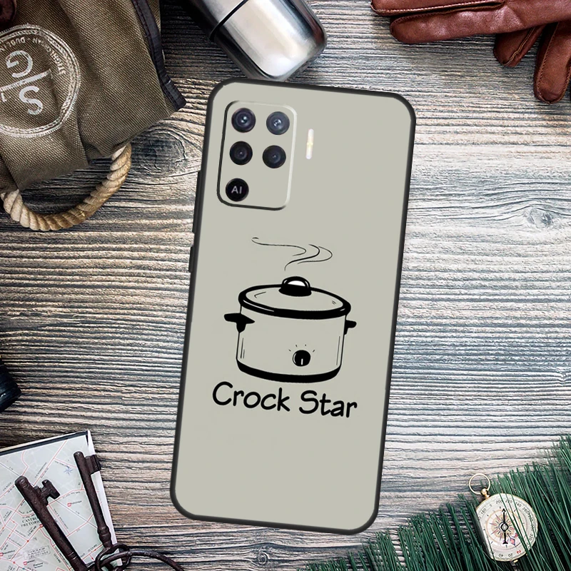 Cooking Chef For OPPO A79 A54 A74 A94 A58 A78 A98 A5 A9 A53 A52 A72 A15 A16 A17 A57 A77 A76 A96 Case