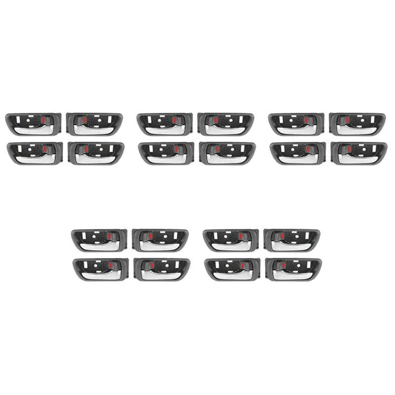 

20Pcs Interior Inner Inside Door Handle Chrome For Toyota Camry CV36 2002-2006 69206-33030LH 69205-33040RH