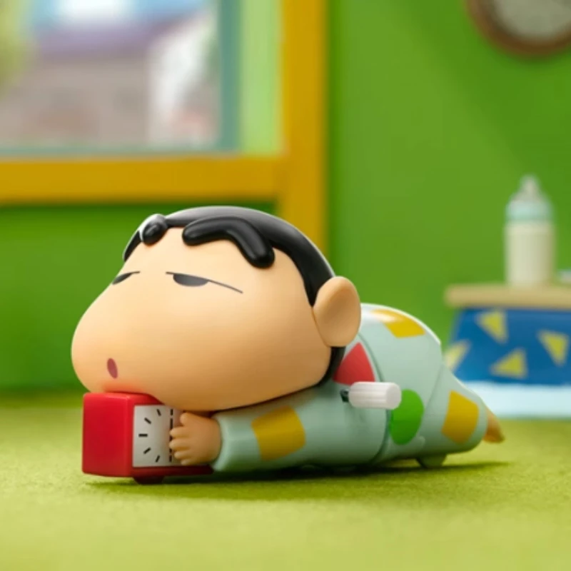 Crayon Shinchan Blind Box Dynamic Shin-Life Series Toys Mystery Box Mistery Caixa Action Figure Surpresa Model Birthday Gift