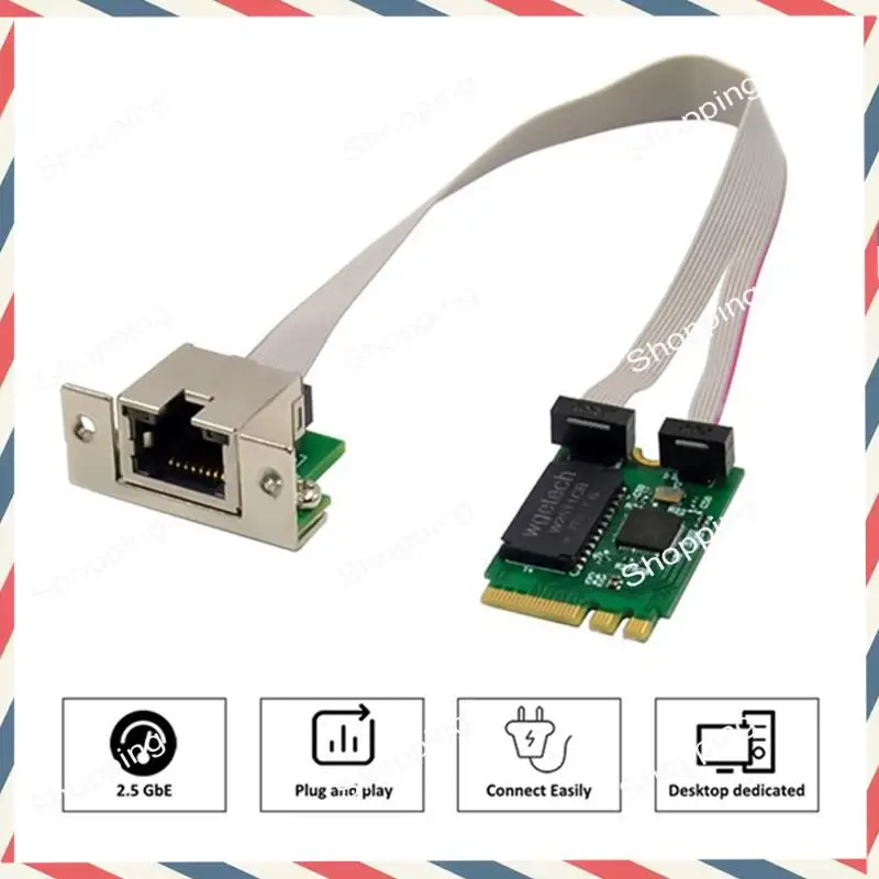 

Гигабитная Ethernet-карта M20K RTL8125B Сетевая карта промышленного управления Сетевой адаптер PCI Express