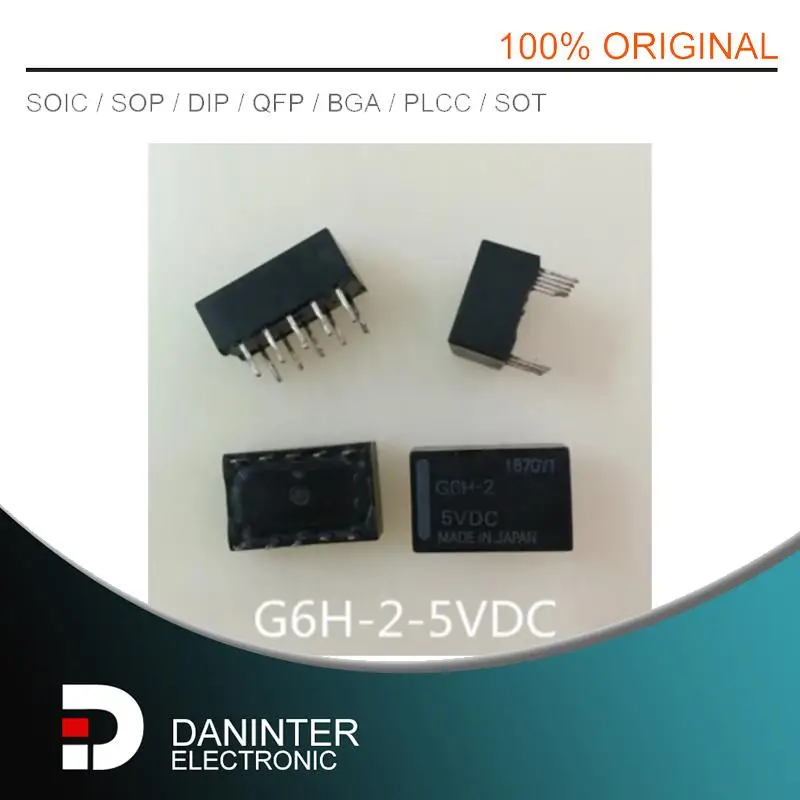 New 10pcs/lot  G6H-2-5VDC  G6H-2  5VDC G6H-2  pin10