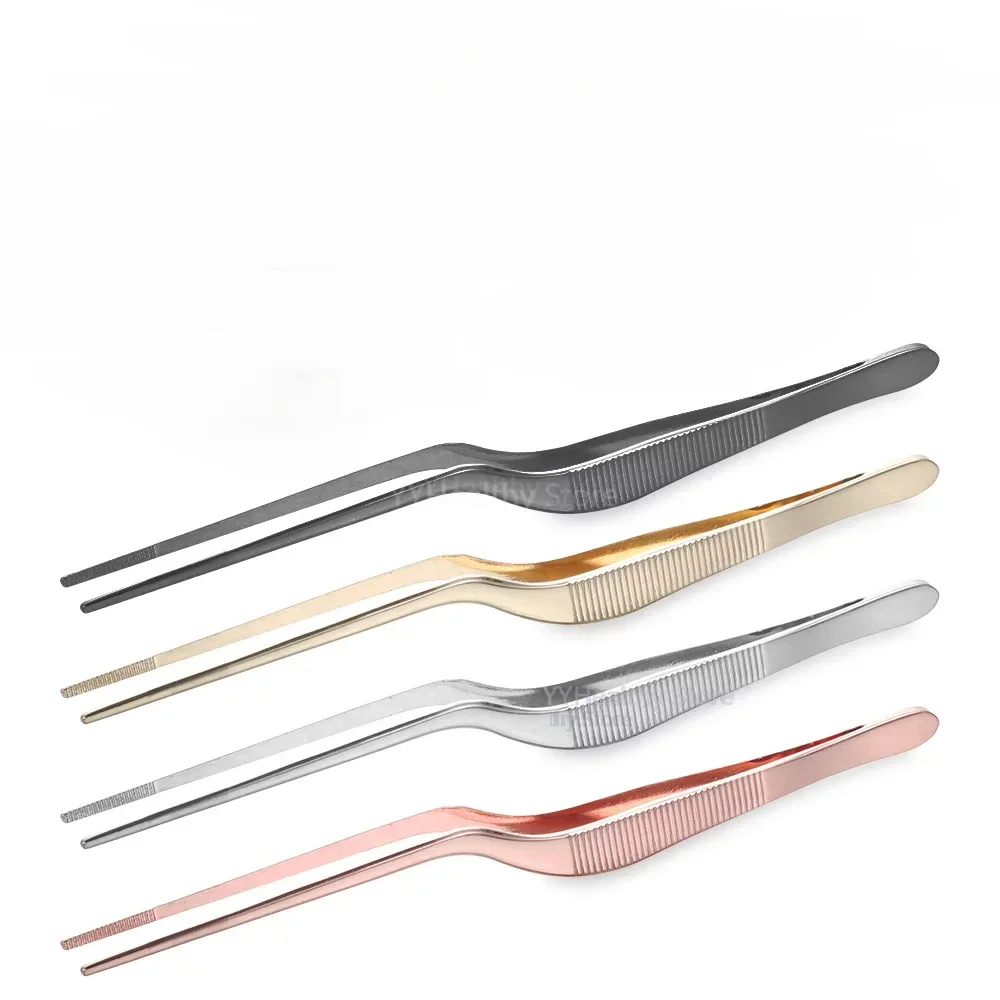 1Pcs Stainless Steel Medical Tweezers Professional Ear Cleaner Care Ear-Pick Tool Top Quality Bending Tools Cleaning Earwax Pick