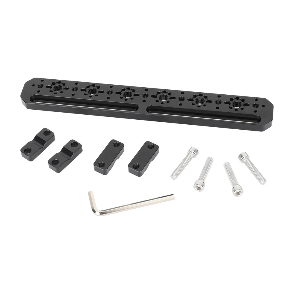 

Universal Car Headrest Mounting Plate with 3/8" 1/4" Screw Adapter - Vehicle Seat Holder for Camera Monitor