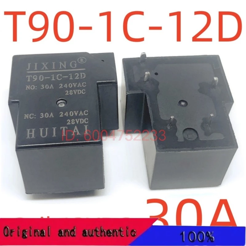 

10PCS New JIXING T90-1C-12D (T90C5-Coil:12V-30A) Relay 5pins