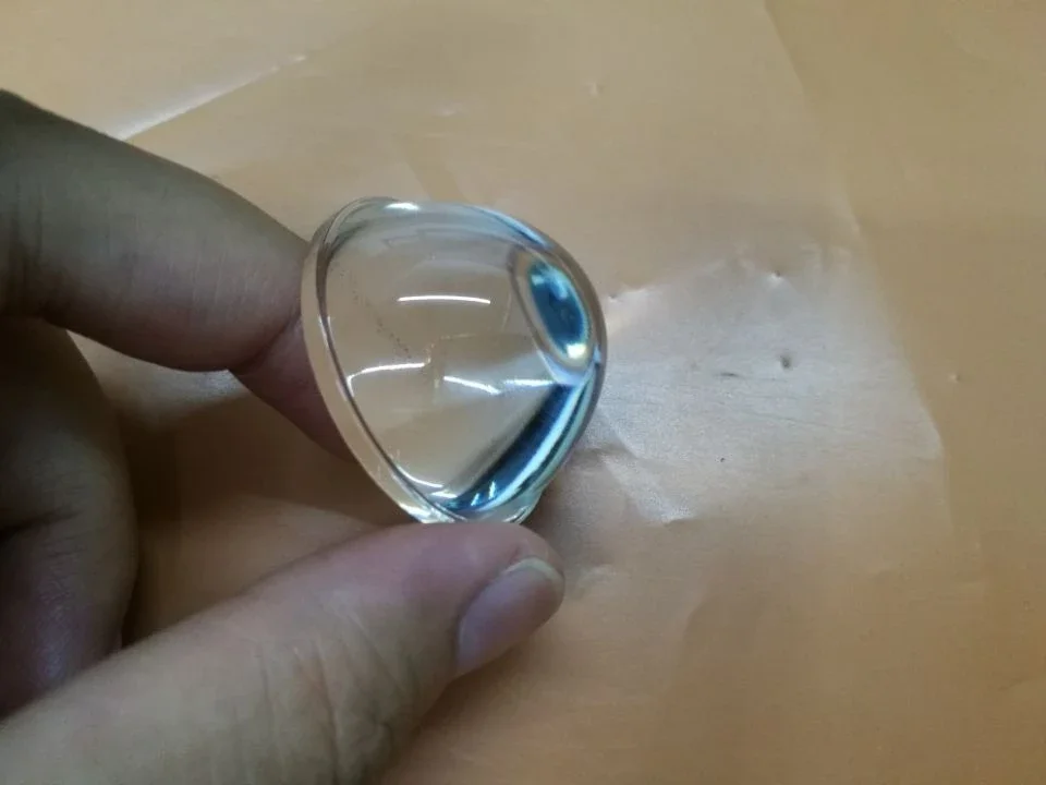 Diâmetro 38 mm Vidro Óptico Asférico Comprimento Focal Led 14 mm Lente Plano Convexa 1pç