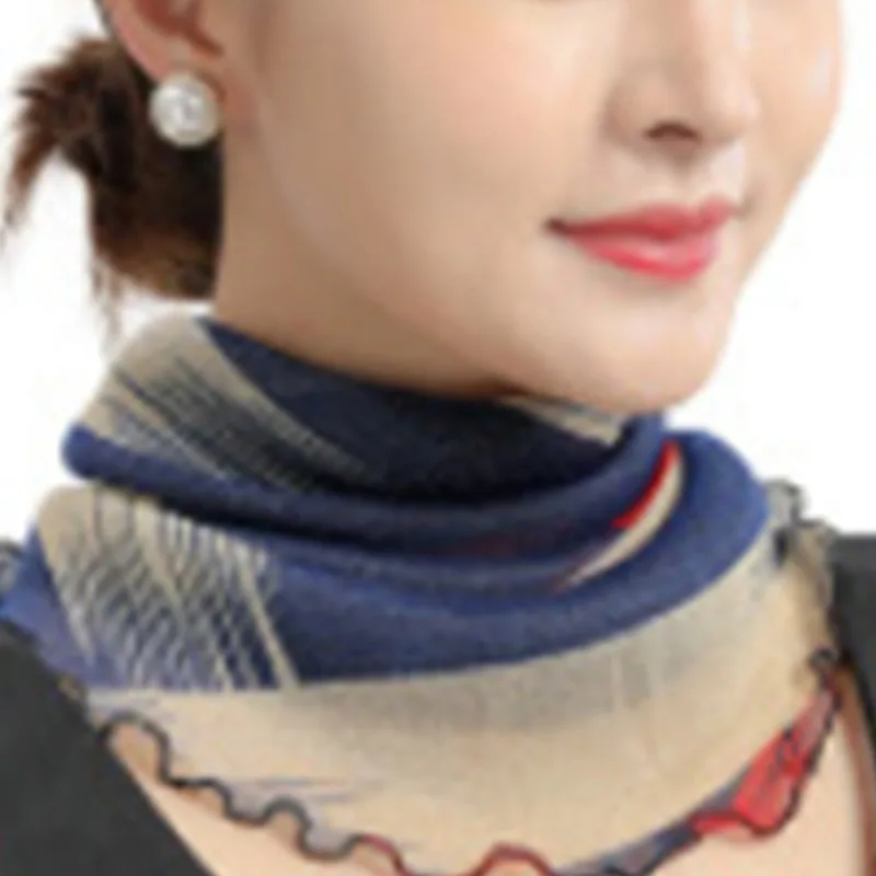 Chic Women's Chiffon Scarf, Gift for Her