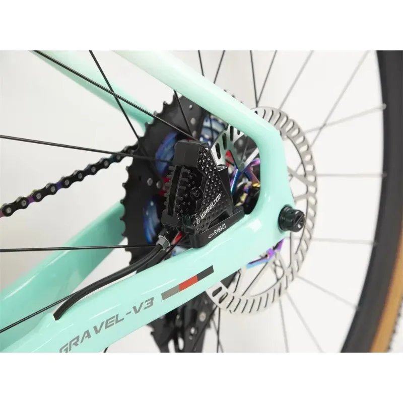 

Велосипед TWITTER Gravel V1 2025 года с электронным переключением передач EDS-13Speed, гидравлическими дисковыми тормозами, для бездорожья, карбоновый, T1000