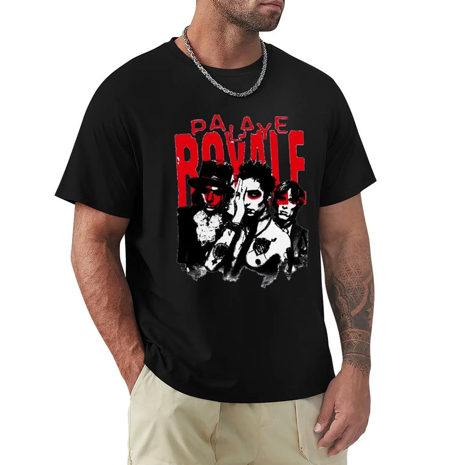 Camiseta Wallpaper favorite palaye royale 99sp, camiseta informal para trabajo y uso diario