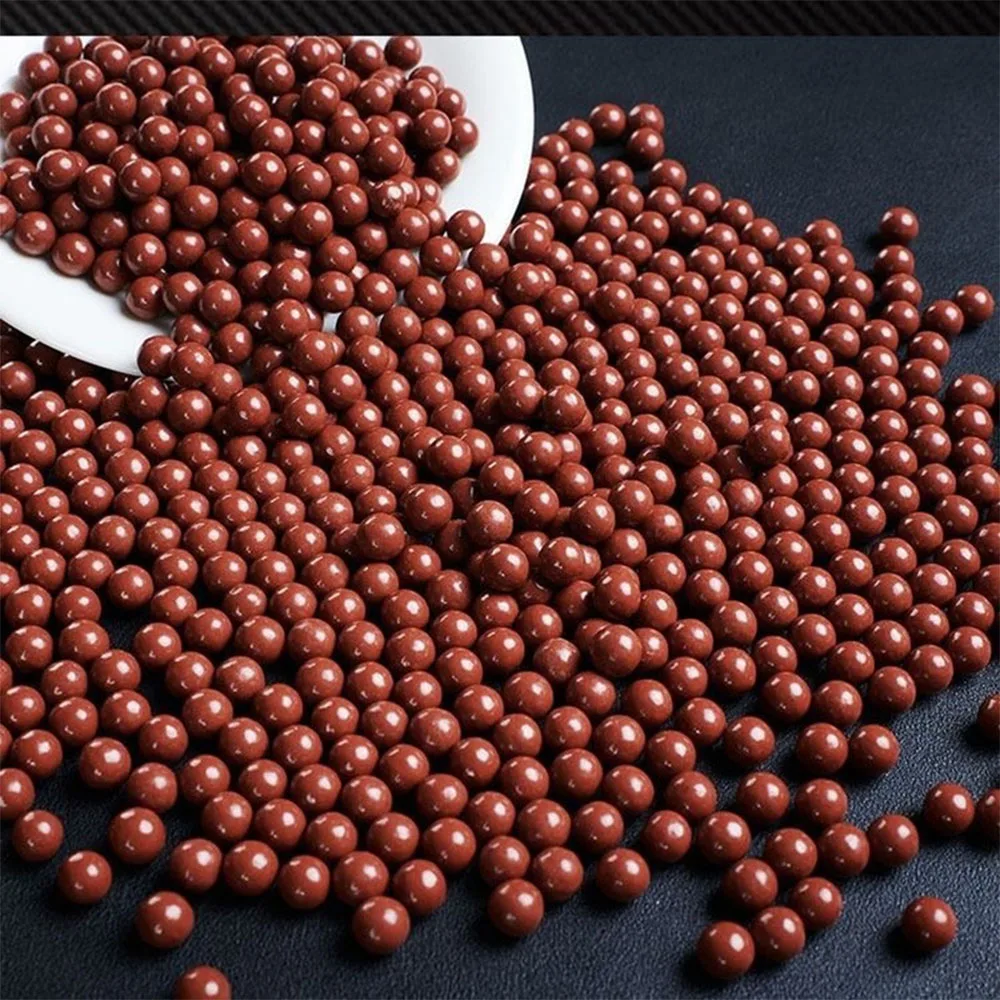 100Pcs 8-9mm Pigułki bezpieczeństwa Slings Shot Beads Hard Mud Ball Slingshot Hunting Solid Mud Ball Board Clay Mud Ball Shooting Practice