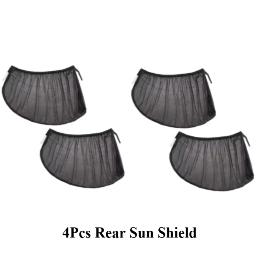 2/4Pcs Sun Protection & Privacy: Anti-Mosquito Car Window Curtain Sunshade Car Accessories