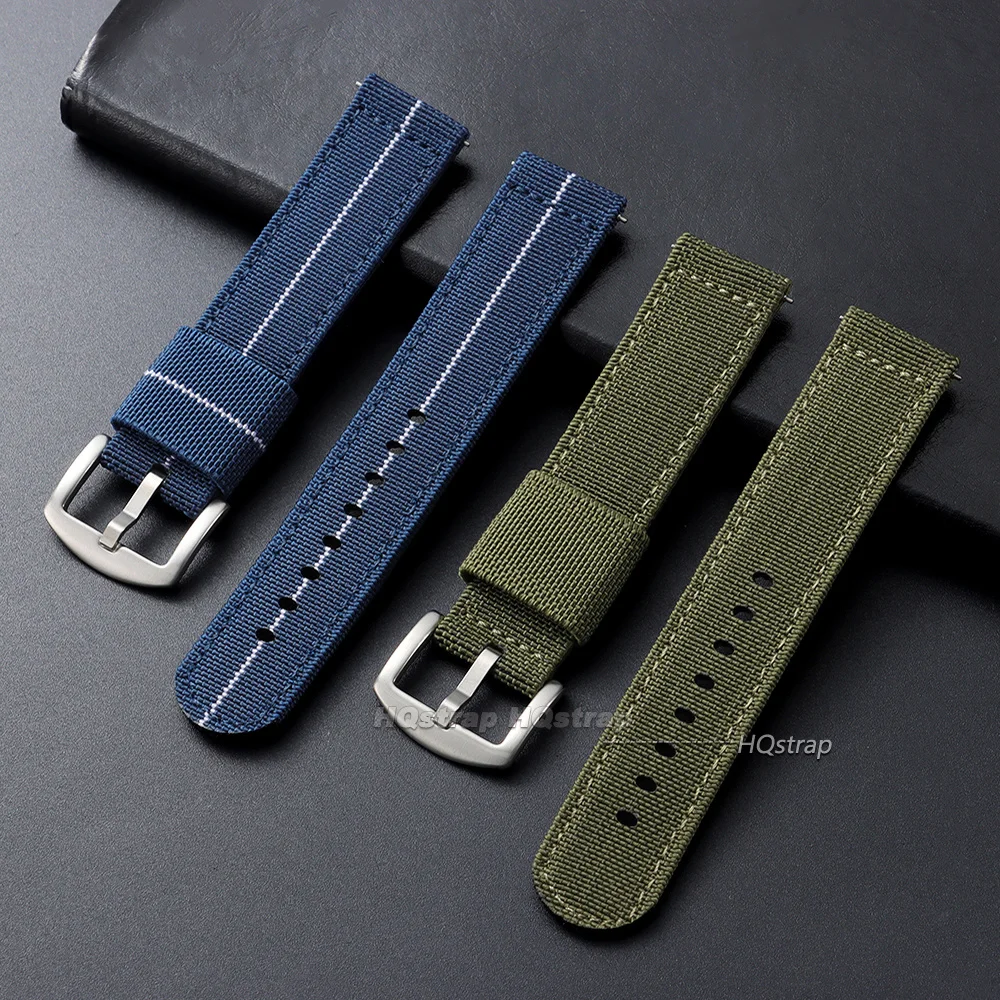 新しい伸縮性のあるナイロン製腕時計ストラップ 20mm 22 - Suede Strap Watch のレビューと価格