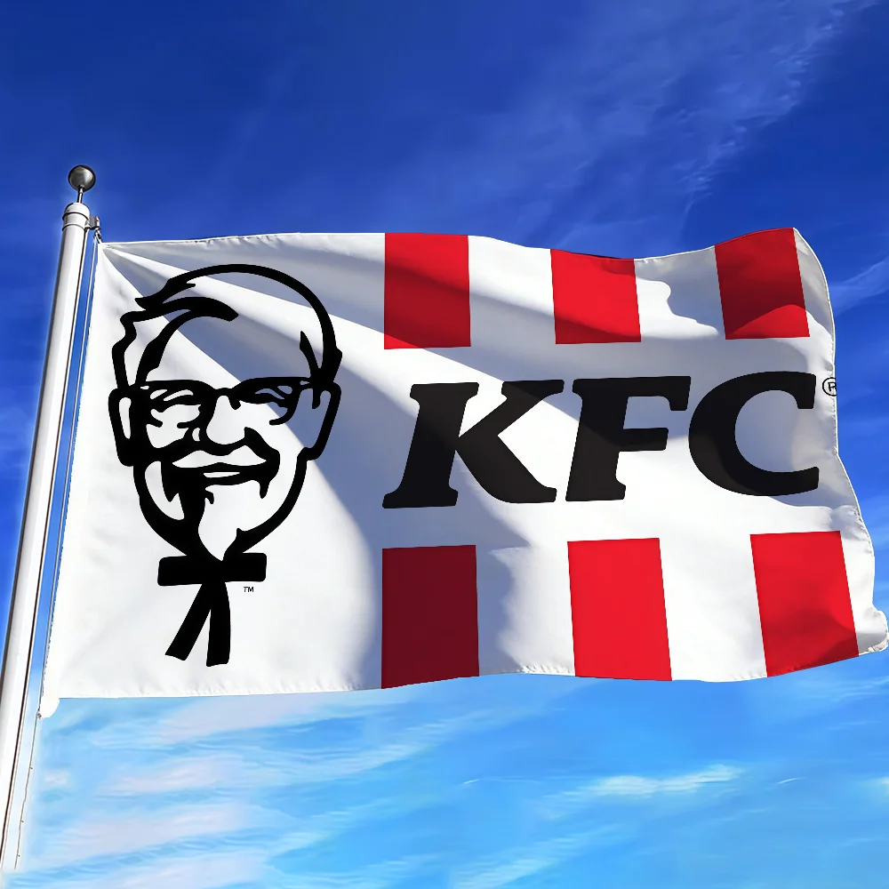 Modische K-KFC-S-Flagge für Schlafzimmer, Wohnzimmer, Bar, Garten, Outdoor, aktive Dekoration, Hintergrund und Konzert