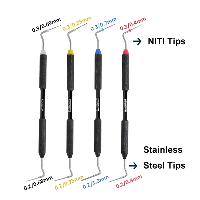 Dental Endo Buchanan Hand Plugger NiTi Tip #0 #1 #2 Endodontic Tool Gutta Percha Vertical Compaction Dentistry Instrument