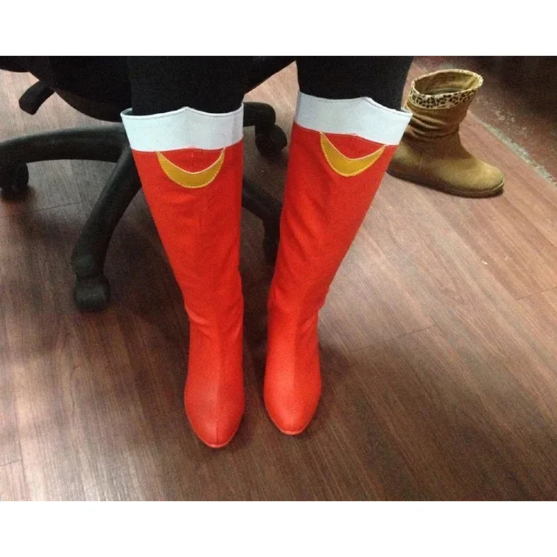 اليابانية أنيمي بحار القمر الأحذية الحمراء بحار القمر Tsukino Usagi تأثيري أحذية كوميدي زي الأحذية حجم كبير