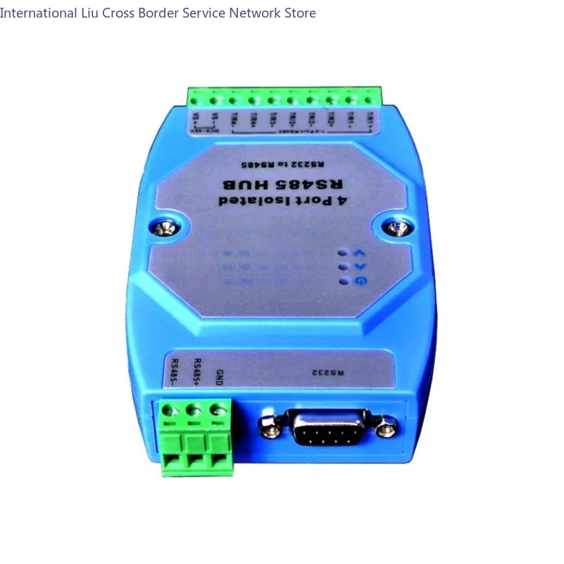 2542 Isolated 4-Port RS485 Hub 1 to 4 Repeater Distributor Support RS232 to 485