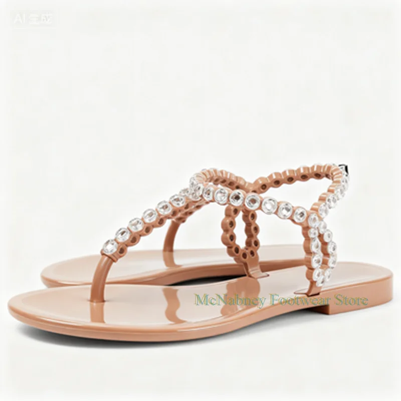 

Однострочные сандалии с ремнем, туфли на плоской подошве с дырявым носком, римские женские сандалии с металлической пряжкой, нескользящая обувь в сказочном стиле, новинка в Европе