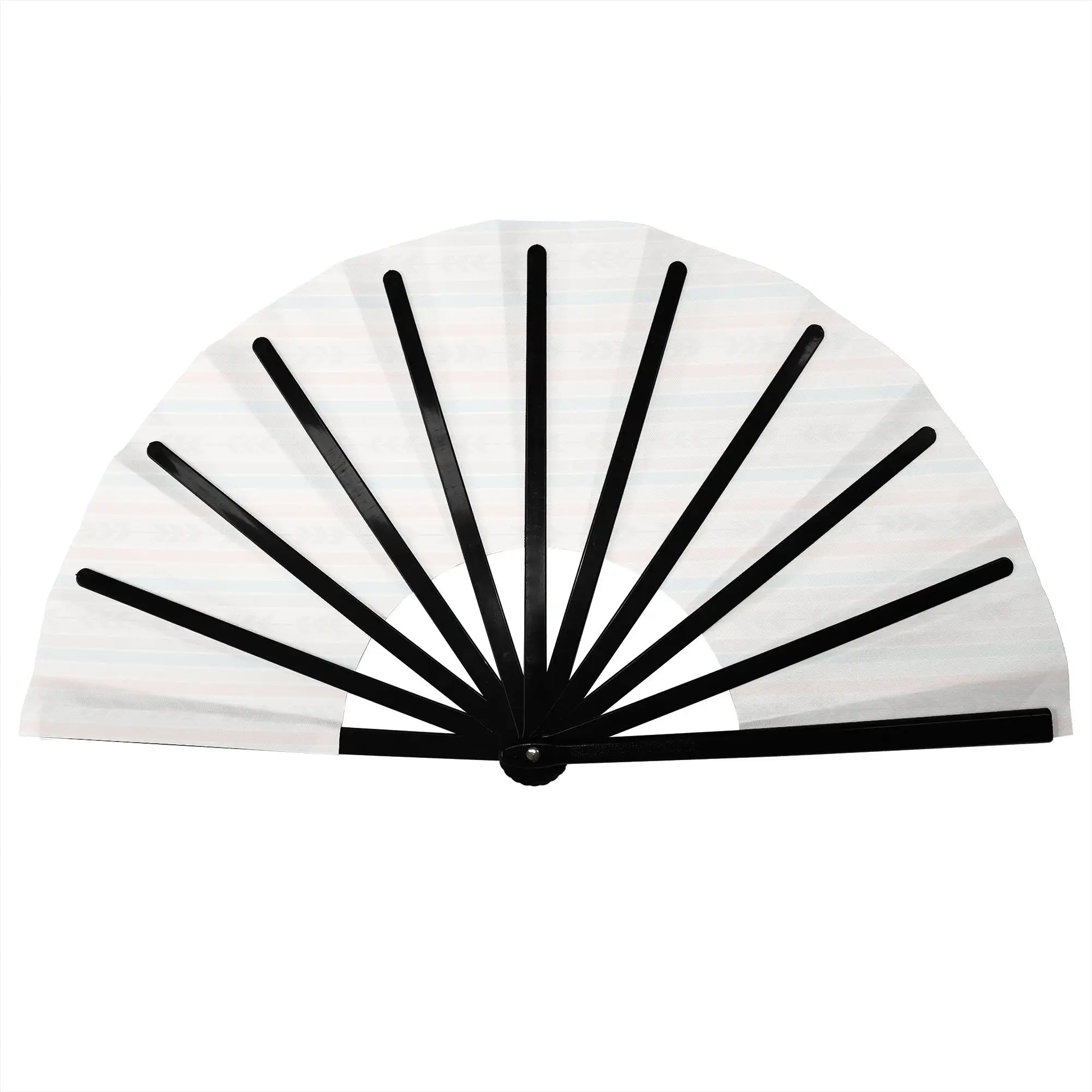 Cinco De Mayo Mexican Serape Arrow Traditional Folding Fan Colorful Geometric Stripes High-Quality Fans Gift Decorative Hand Fan